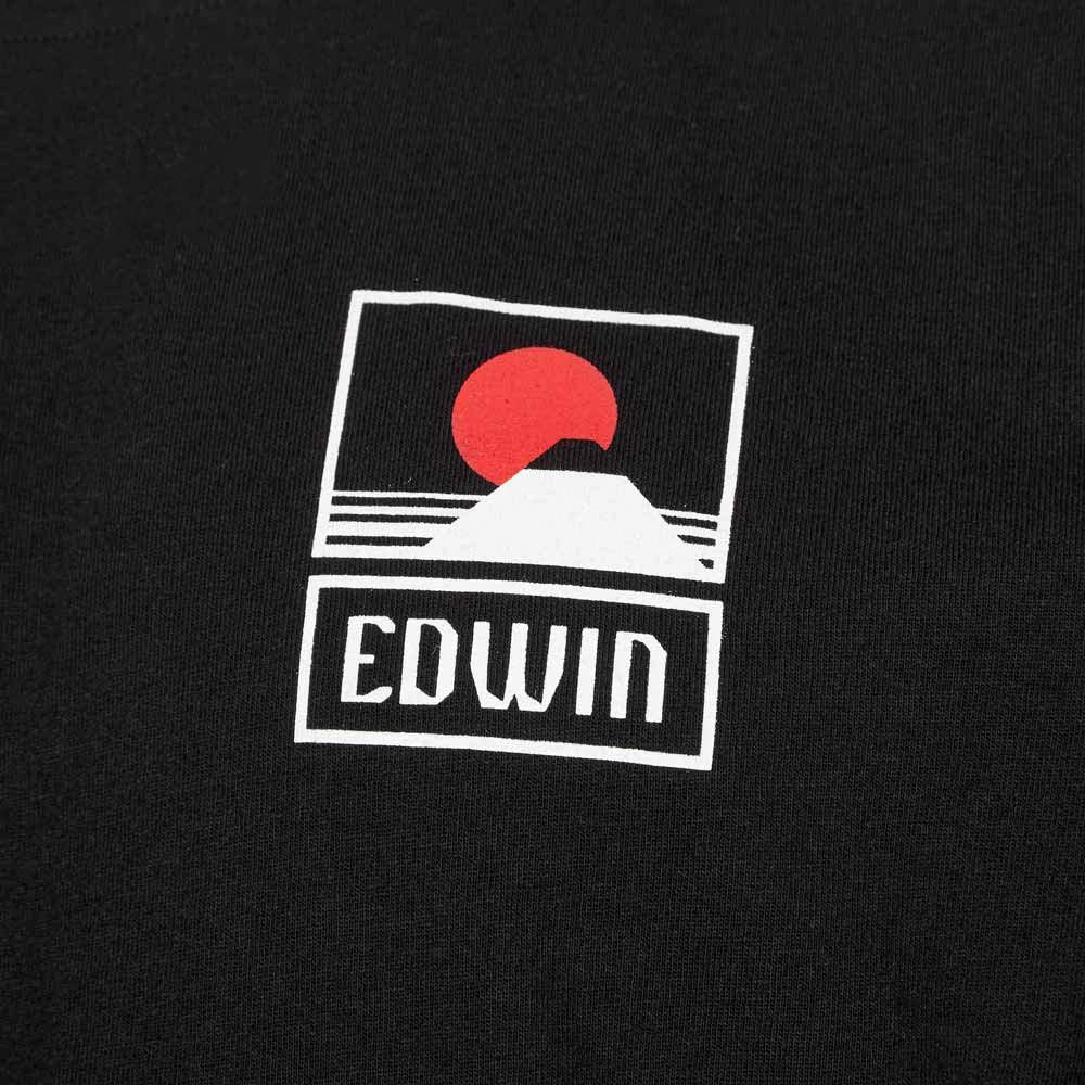 Edwin Sunset On Mt Fuji Single Jersey Black