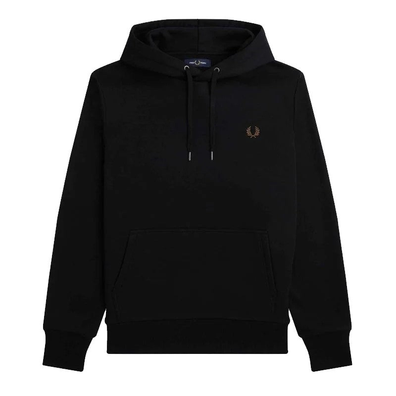 Fred Perry Laurel Wreath Hooded Sweat Black