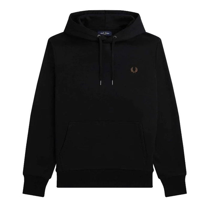 Fred Perry Laurel Wreath Hooded Sweat Black