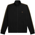 Fred Perry Contrast Tape Track Black / Warm Stone