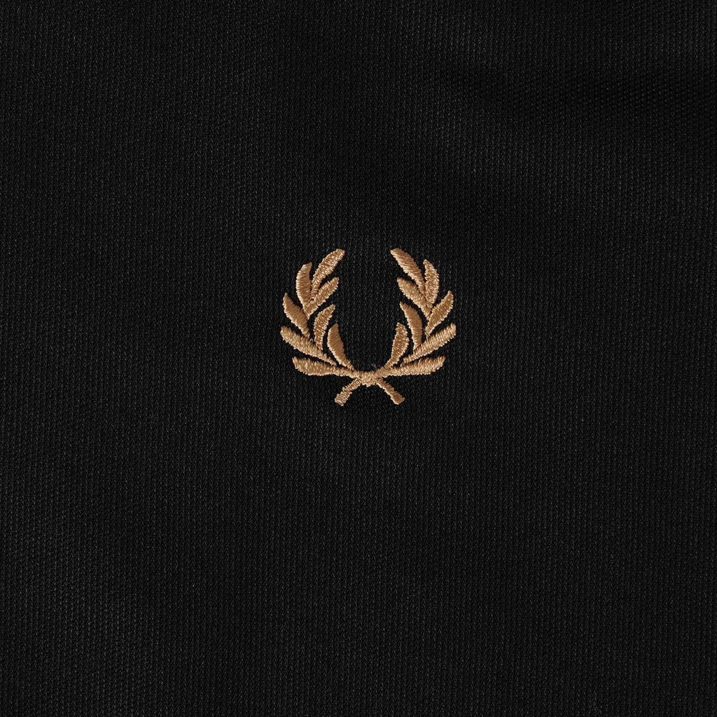 Fred Perry Contrast Tape Track Black / Warm Stone