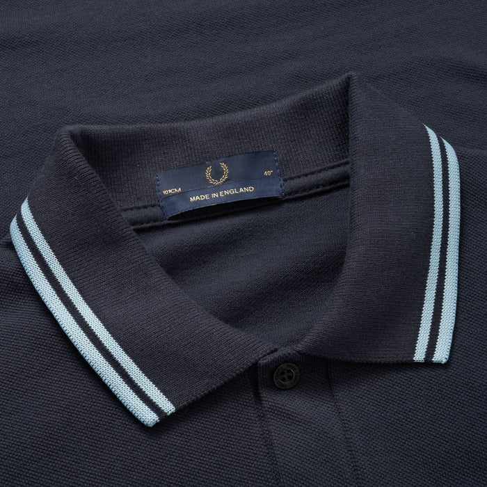 Fred Perry Reissues Original Twin Tipped Polo Navy Ice Ice
