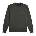 Fred Perry Sudadera Cuello Redondo M7535 Field Green