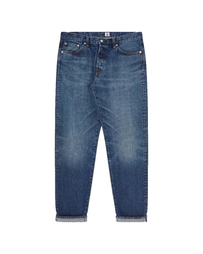 Edwin Regular Tapered Jeans L30 Blue Dark Used
