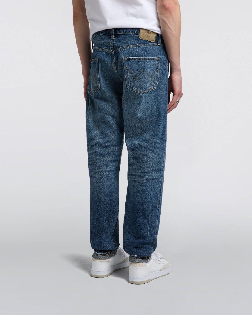 Edwin Regular Tapered Jeans L32 Blue Mid Dark Wash