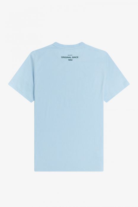 Fred Perry Printed T-Shirt Glacier