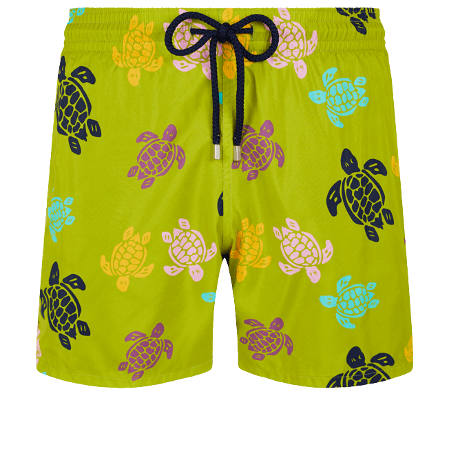Vilebrequin Mahina Swim Shorts Turtles' Ronde Matcha
