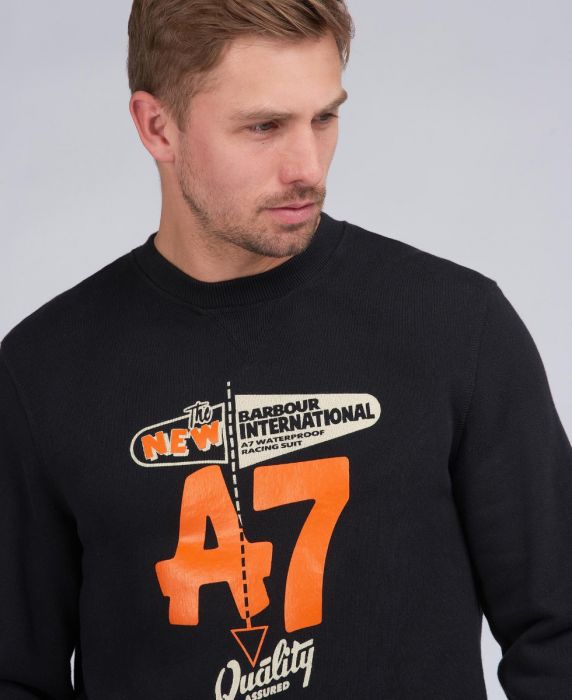Barbour International Legacy A7 Sweatshirt Black