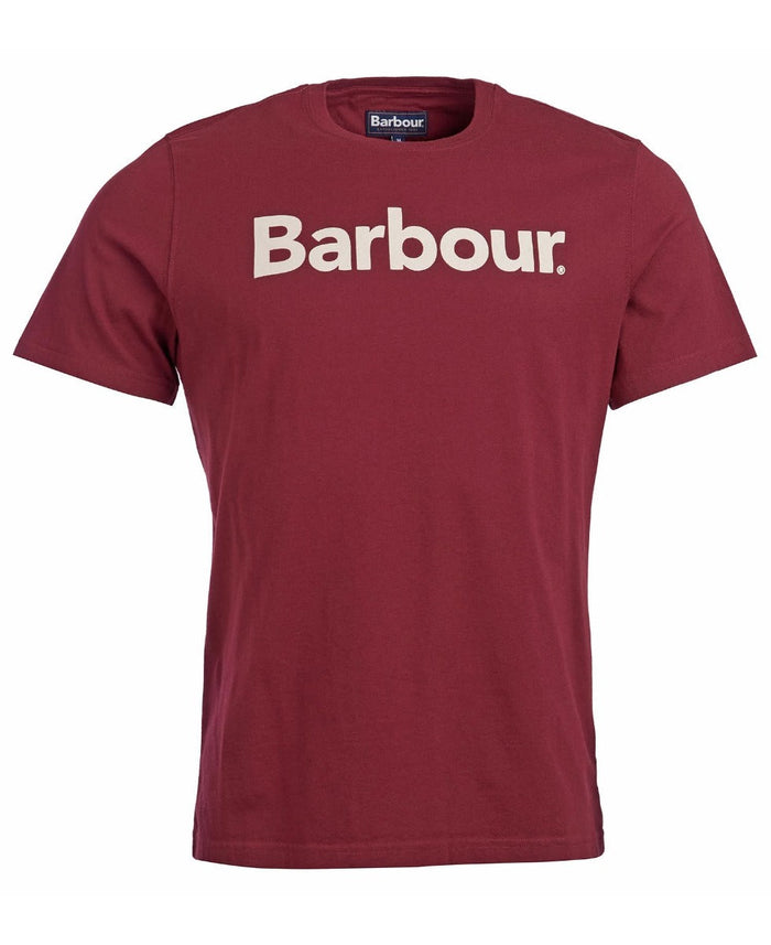 Barbour Logo T-Shirt Ruby