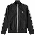 Fred Perry Taped Track Jacket 4620 Black