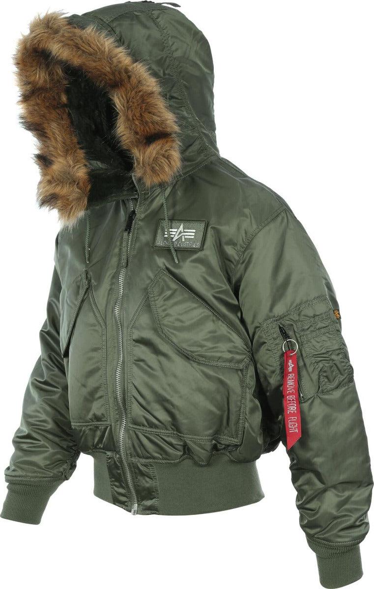 Alpha Industries 45P Hooded Sage Green