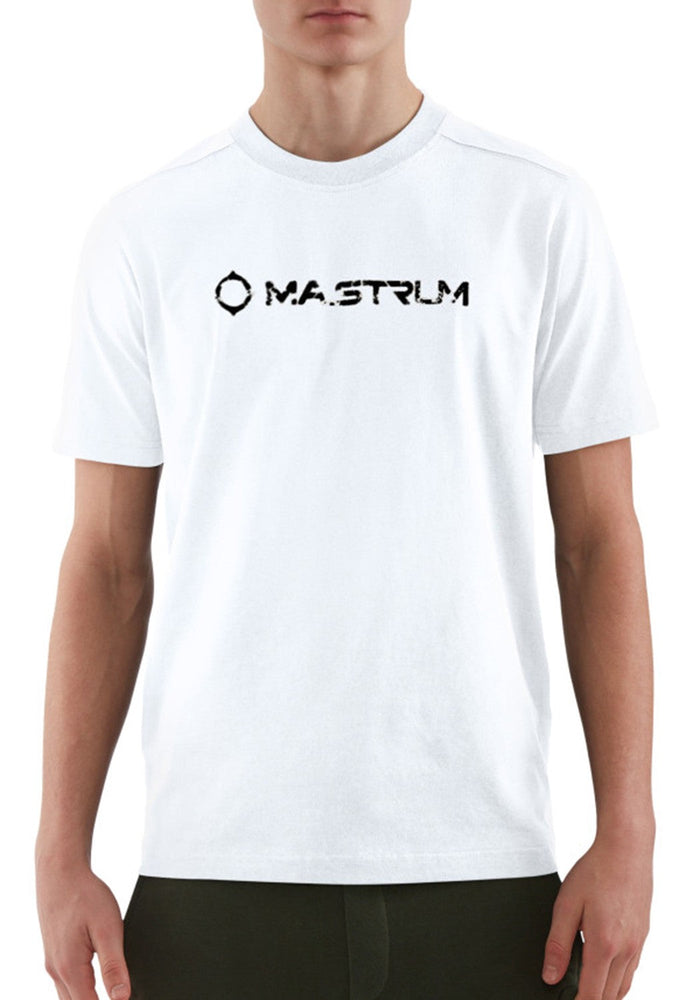 MA.STRUM Cracked Logo Tee Optic White
