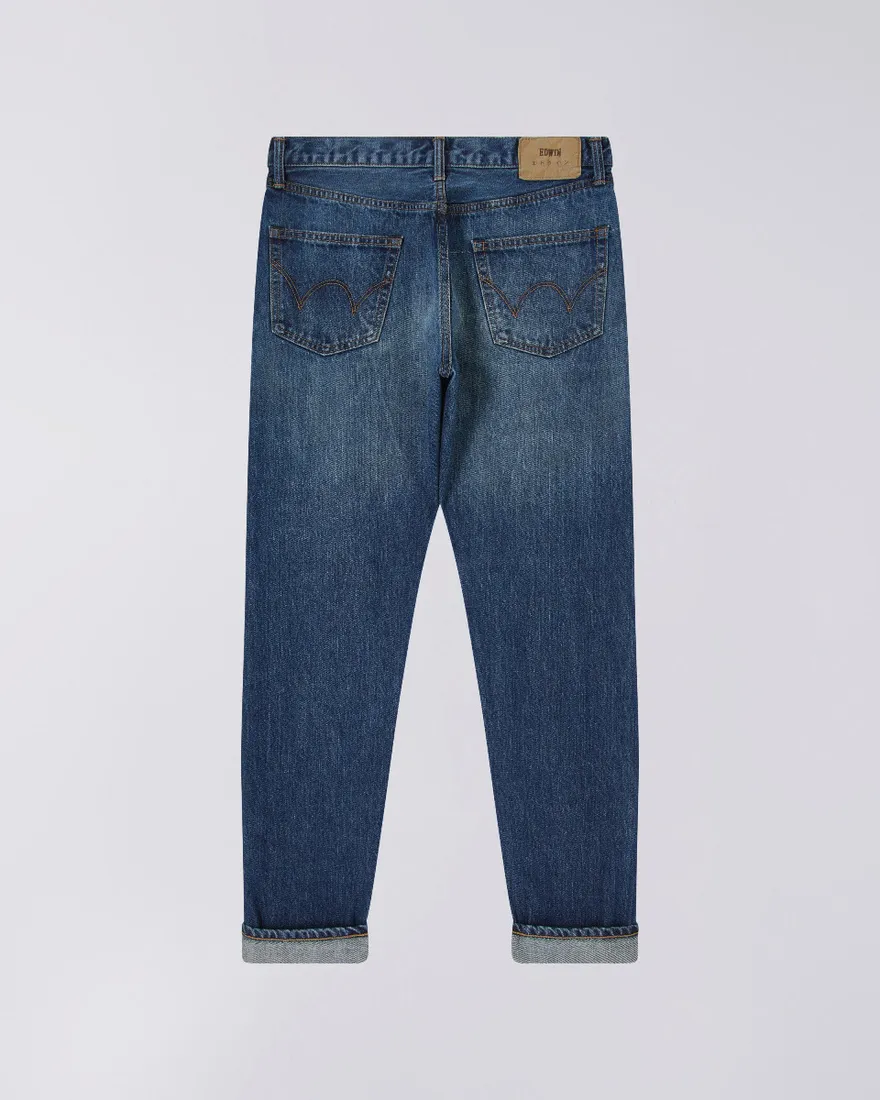 Edwin Slim Tapered Jeans L32 Blue Dark Used