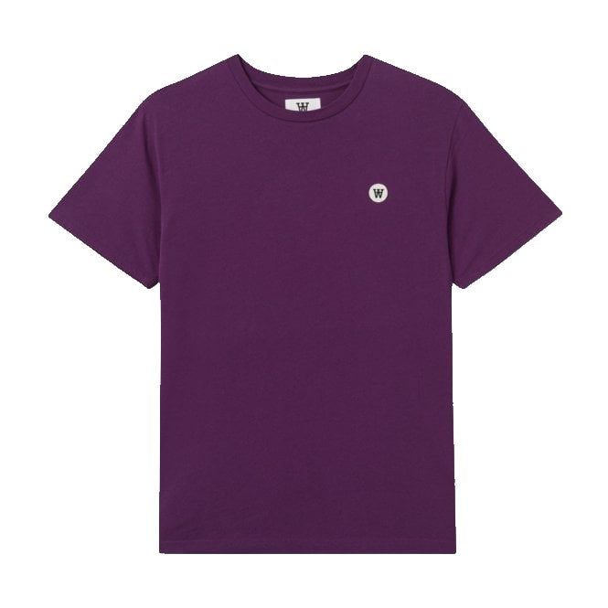 Wood Wood Double AA Ace T-Shirt Aubergine