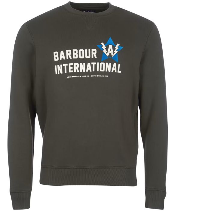 Barbour International Legacy A7 Sweatshirt Forest